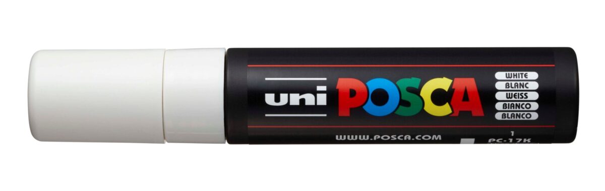 UNI-BALL Posca Marker 15mm PC-17K WHITE weiss, auf Wasserbasis – Hochwertig & günstig bei ShopDeca