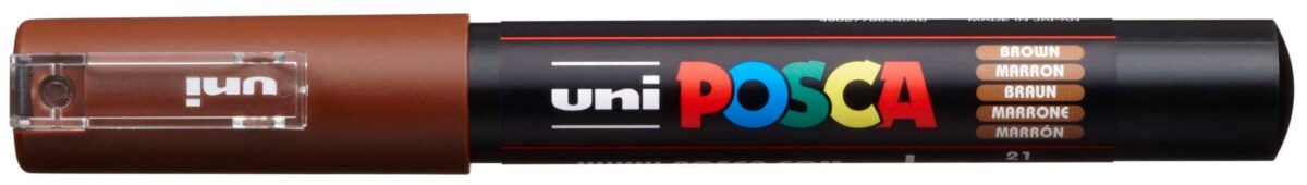 UNI-BALL Posca Marker 7mm PC-1M BROWN brun – Hochwertig & günstig bei ShopDeca