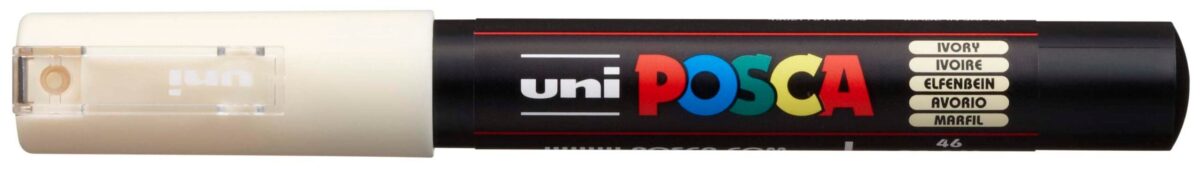 UNI-BALL Posca Marker 7mm PC-1M IVORY elfenbein – Hochwertig & günstig bei ShopDeca