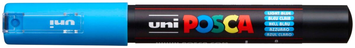 UNI-BALL Posca Marker 0.7mm PC-1M L.BLUE hellblau – Hochwertig & günstig bei ShopDeca