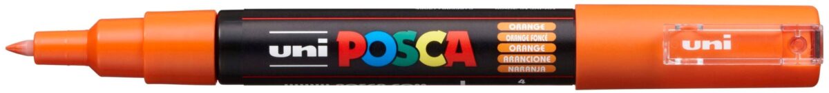 UNI-BALL Posca Marker 0.7mm PC-1M ORANGE orange – Hochwertig & günstig bei ShopDeca