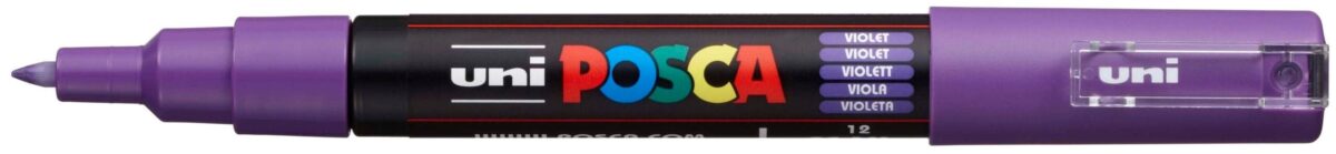 UNI-BALL Posca Marker 0.7mm PC-1M VIOLET violett – Hochwertig & günstig bei ShopDeca
