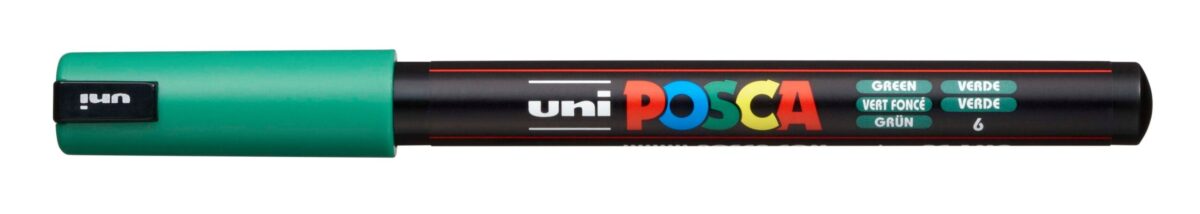 UNI-BALL Posca Fineliner 0,7mm PC-1MR GREEN grün – Hochwertig & günstig bei ShopDeca