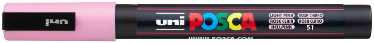 UNI-BALL Posca Marker 0,9-1,3mm PC-3M L.PINK hellrosa – Hochwertig & günstig bei ShopDeca