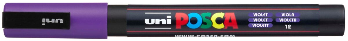 UNI-BALL Posca Marker 0,9-1,3mm PC-3M VIOLET violett, Rundspitze – Hochwertig & günstig bei ShopDeca