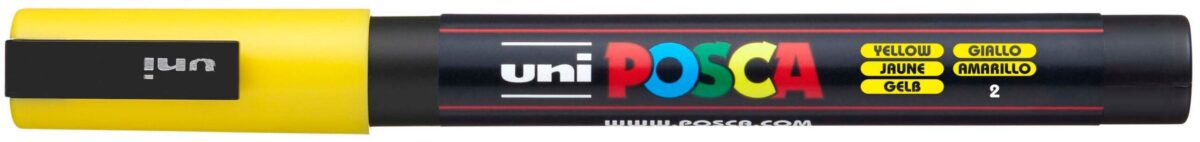 UNI-BALL Posca Marker 0,9-1,3mm PC-3M YELLOW gelb, Rundspitze – Hochwertig & günstig bei ShopDeca