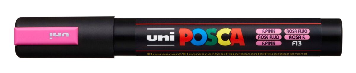 UNI-BALL Posca Marker 1,8-2,5mm PC-5M F.PINK fluo rosa, Rundspitze – Hochwertig & günstig bei ShopDeca