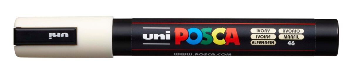UNI-BALL Posca Marker 1,8-2,5mm PC-5M IVORY elfenbein, Rundspitze – Hochwertig & günstig bei ShopDeca
