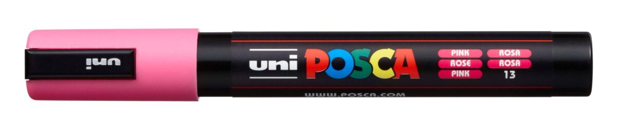 UNI-BALL Posca Marker 1,8-2,5mm PC-5M PINK rosa, Rundspitze – Hochwertig & günstig bei ShopDeca