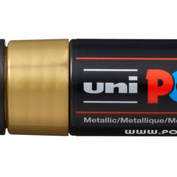 UNI-BALL Posca Marker 8mm PC-8K GOLD MET gold, Keilspitze