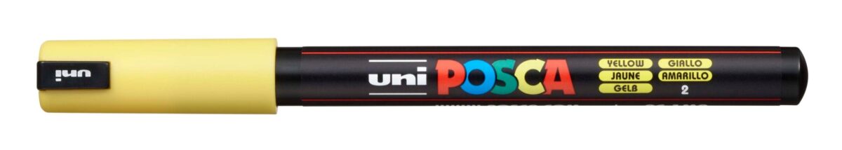 UNI-BALL Posca Fineliner 0,7mm PC1MR YELLOW gelb – Hochwertig & günstig bei ShopDeca