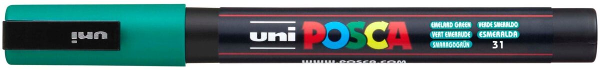 UNI-BALL Posca Marker 0,9-1,3mm PC3MEMERALDG smaragdgrün, Rundspitze – Hochwertig & günstig bei ShopDeca