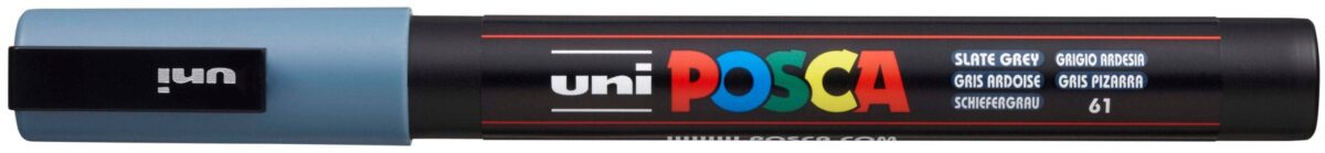 UNI-BALL Posca Marker 0,9-1,3mm PC3MSLATEGRE dunkelgrau – Hochwertig & günstig bei ShopDeca