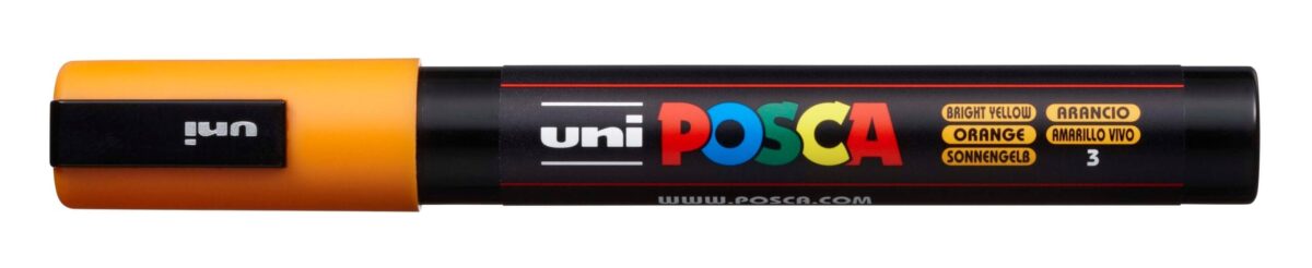 UNI-BALL Posca Marker 1,8-2,5mm PC5M B.YELLO sonnengelb, Rundspitze – Hochwertig & günstig bei ShopDeca