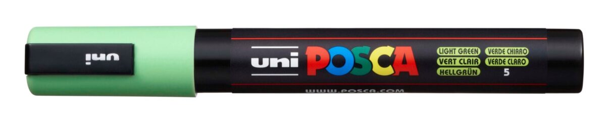 UNI-BALL Posca Marker 1,8-2,5mm PC5M L.GREEN hellgrün, Rundspitze – Hochwertig & günstig bei ShopDeca