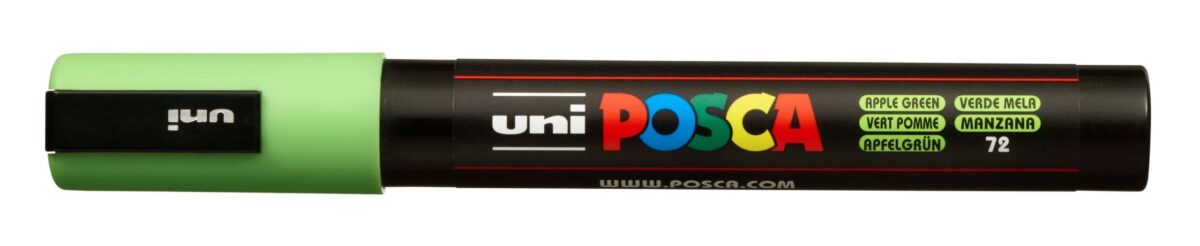 UNI-BALL Posca Marker 1,8-2,5mm PC5MAPPLEGRE apfelgrün, Rundspitze – Hochwertig & günstig bei ShopDeca