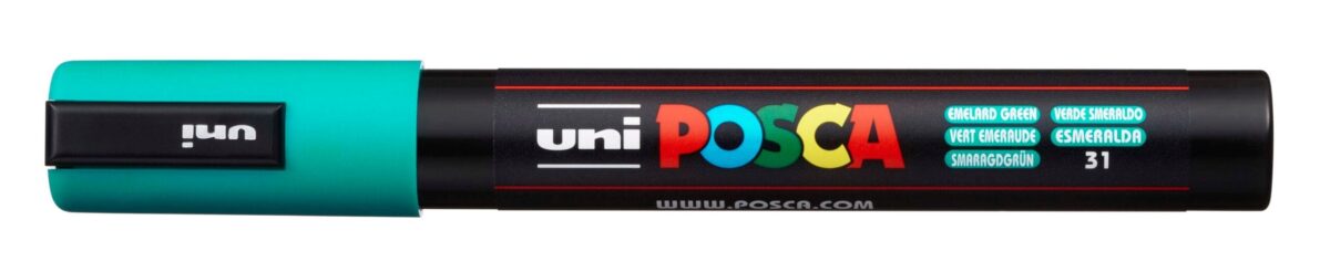 UNI-BALL Posca Marker 1,8-2,5mm PC5MEMERALDG smaragdgrün, Rundspitze – Hochwertig & günstig bei ShopDeca