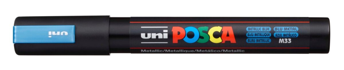 UNI-BALL Posca Marker 1,8-2,5mm PC5MMET.BLUE Metal.blau,R'spitze – Hochwertig & günstig bei ShopDeca