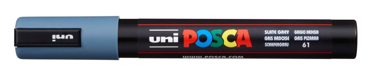 UNI-BALL Posca Marker 1,8-2,5mm PC5MSLATEGRE schiefergrau, R'spitze – Hochwertig & günstig bei ShopDeca