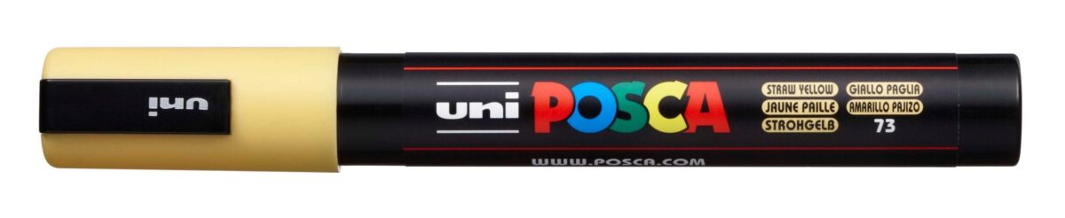 UNI-BALL Posca Marker 1,8-2,5mm PC5MSTRAWYEL strohgelb, Rundspitze – Hochwertig & günstig bei ShopDeca
