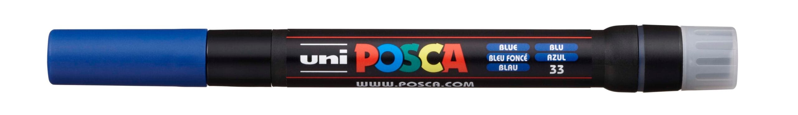 UNI-BALL-PCF-350-BLUE-4902778559833 UNI-BALL Posca Pinsel-Marker 1-10mm PCF-350 BLUE blau – Hochwertig & günstig bei ShopDeca