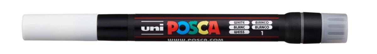UNI-BALL Posca Pinsel-Marker 1-10mm PCF350 WHITE weiss – Hochwertig & günstig bei ShopDeca