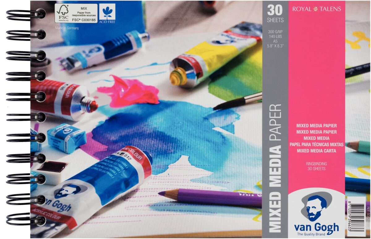 VAN GOGH MIX MED Papier A5 93120003 Mix Media FSCM80 30 Blatt – Hochwertig & günstig bei ShopDeca