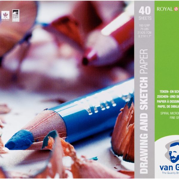 VAN GOGH Skizzen Papier A4 93182129 FSC-MIX Zeichenpapier 40 Blatt