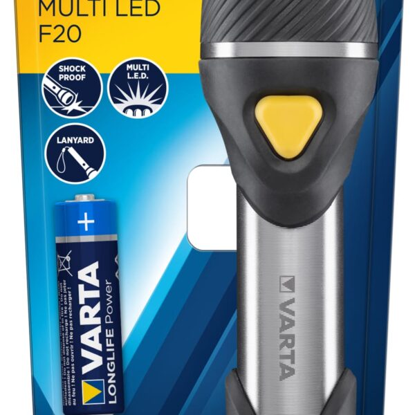 VARTA Taschenlampe 16632101421 Day Light Multi LED F20