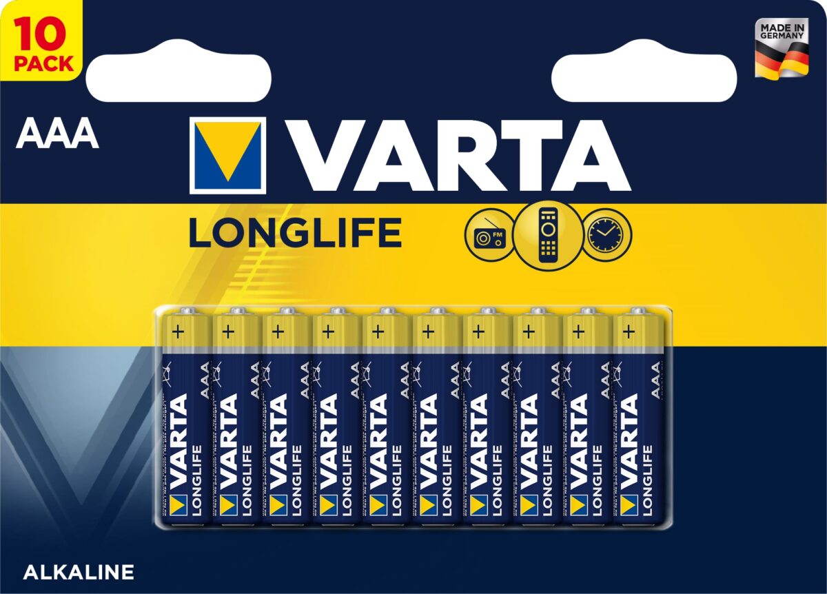 VARTA Batterie 4103101461 Longlife, AAA/LR03, 10 Stück – Hochwertig & günstig bei ShopDeca