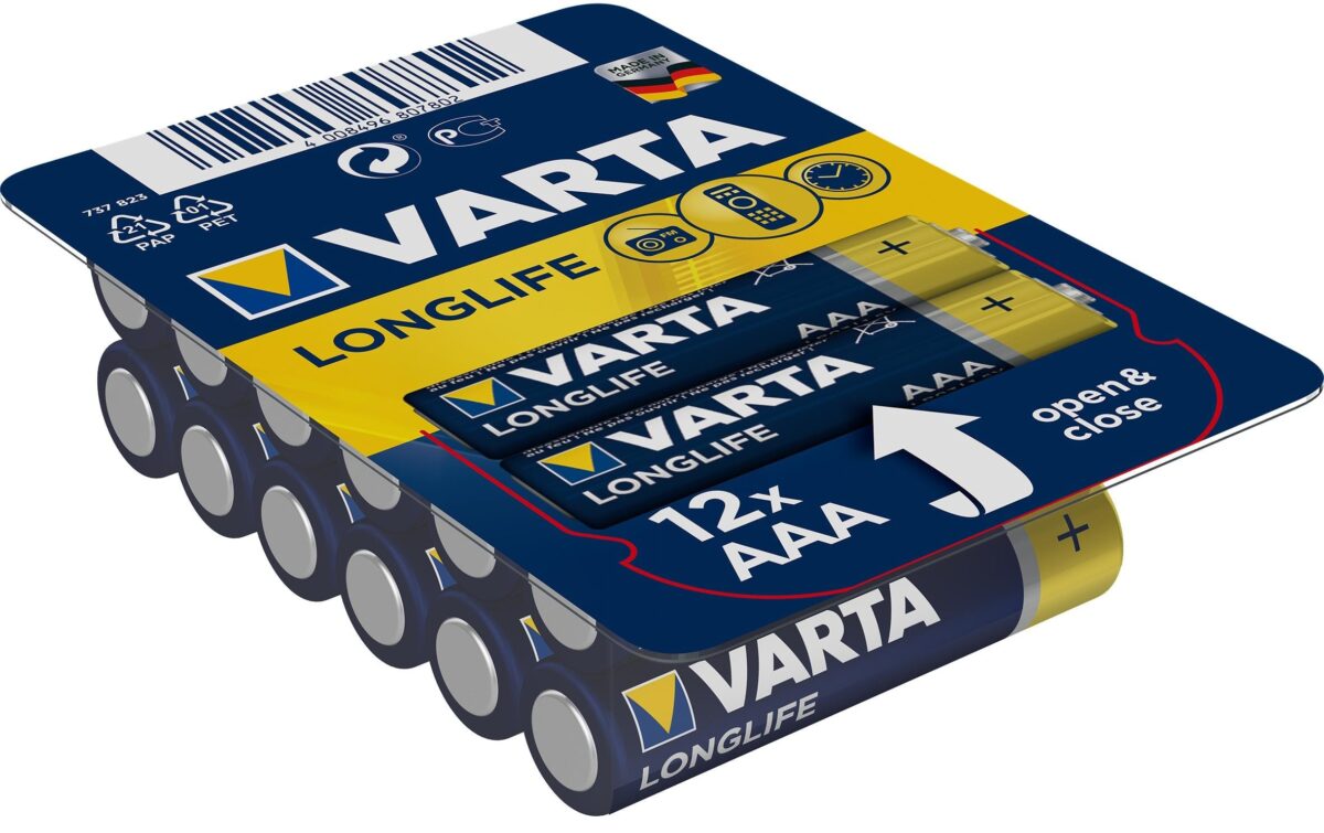 VARTA Longlife 4103301112 AAA/LR03, 12 Stück – Hochwertig & günstig bei ShopDeca