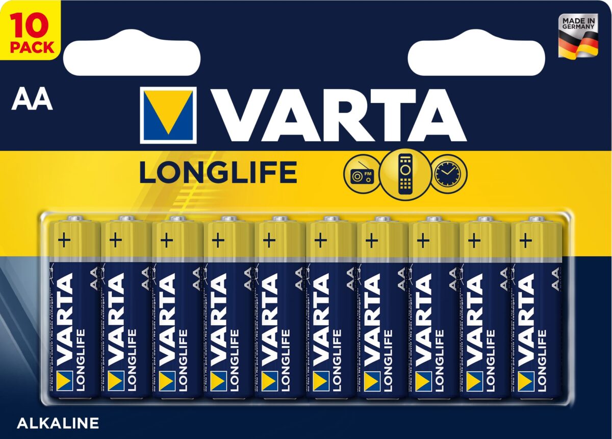 VARTA Batterie 4106101461 Longlife, AA/LR06, 10 Stück – Hochwertig & günstig bei ShopDeca