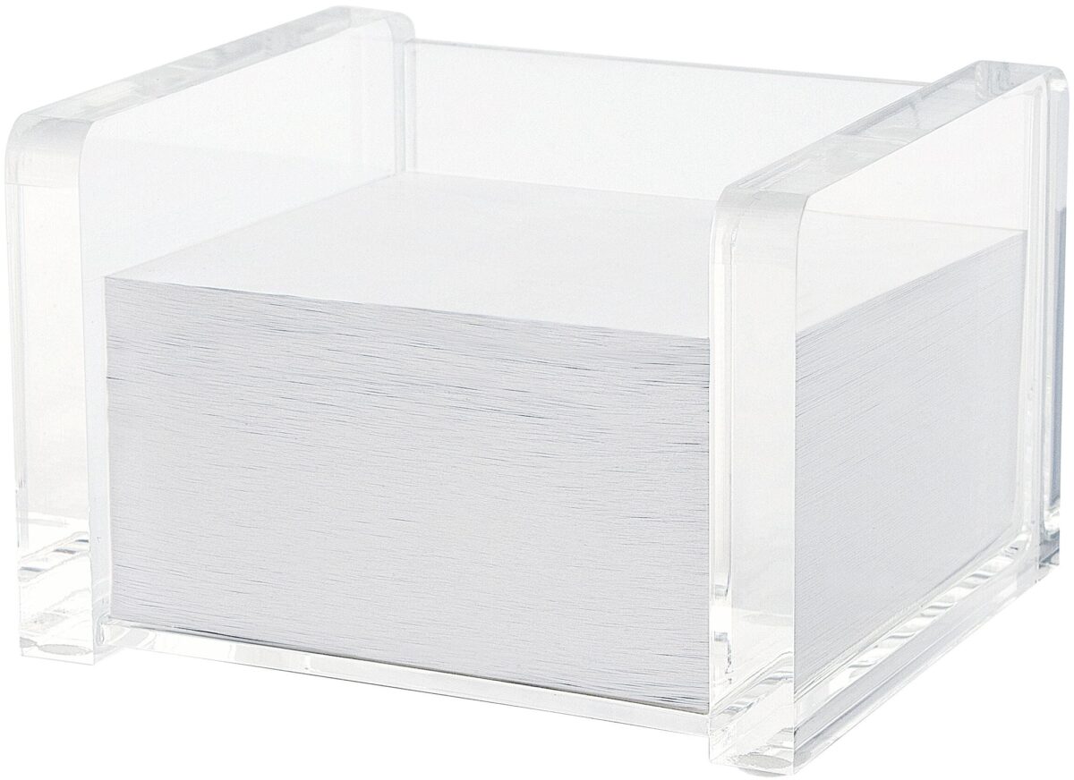 WEDO Zettelbox CRISTALLIC 607016 11.6x7.5x9.9cm 500 Bl. Acryl – Hochwertig & günstig bei ShopDeca