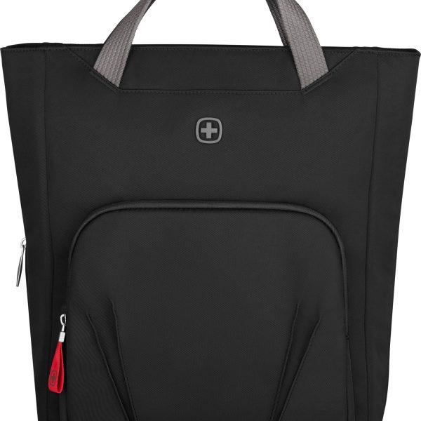 WENGER Motion Vertical Tote 15.6 Inch 612541 Laptop Tote Chic Black