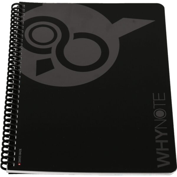 WHYNOTE Notizbuch A4 WNA4BOK01 starter-kit, schwarz