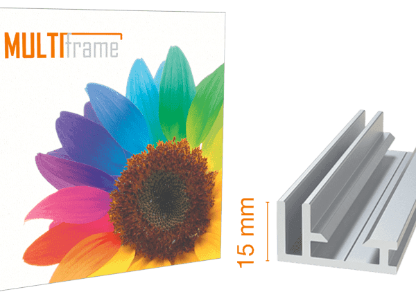 multi frame - Spannrahmen - Profil 15, inkl. Druck