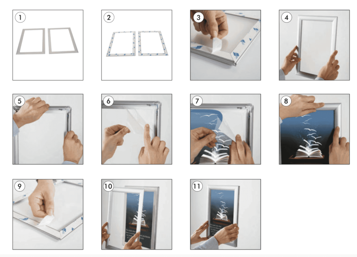 Wechselrahmen für Fenster, Frames 25mm – Hochwertig & günstig bei ShopDeca