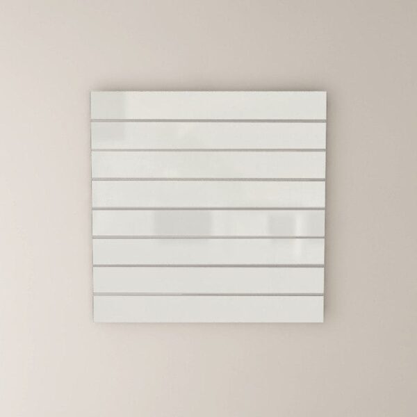 Lamellenwand weiss