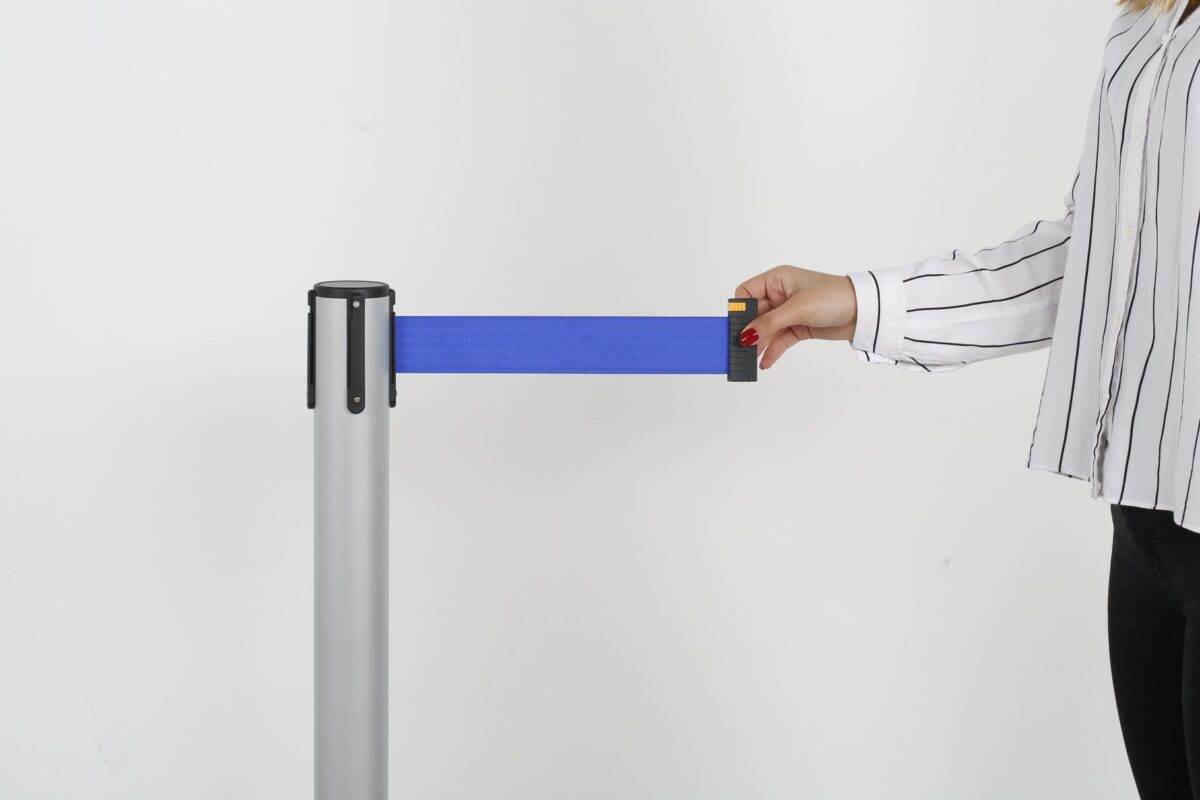 Personenleitsystem Q-Belt Premium, grau – Hochwertig & günstig bei ShopDeca