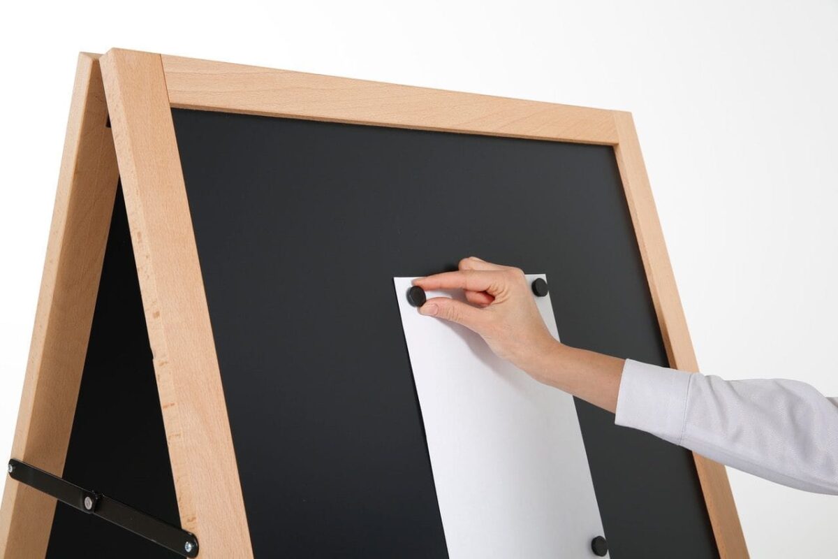 Kundenstopper Kreidetafel ALLROUND, natur Aussenbereich – Hochwertig & günstig bei ShopDeca