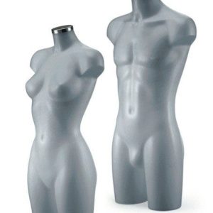 Torso Büste Basisfarbe grau M/W