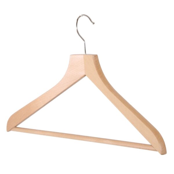E Kleiderbügel aus Buchenholz