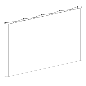 dragon2 4x3 Felder gerade - mit runden Seitenpaneelen, inkl. Druck