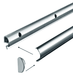 Trägerprofil Anbau 100 cm, 5er Set