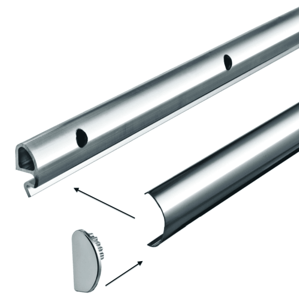 Trägerprofil Anbau 67 cm, 5er Set