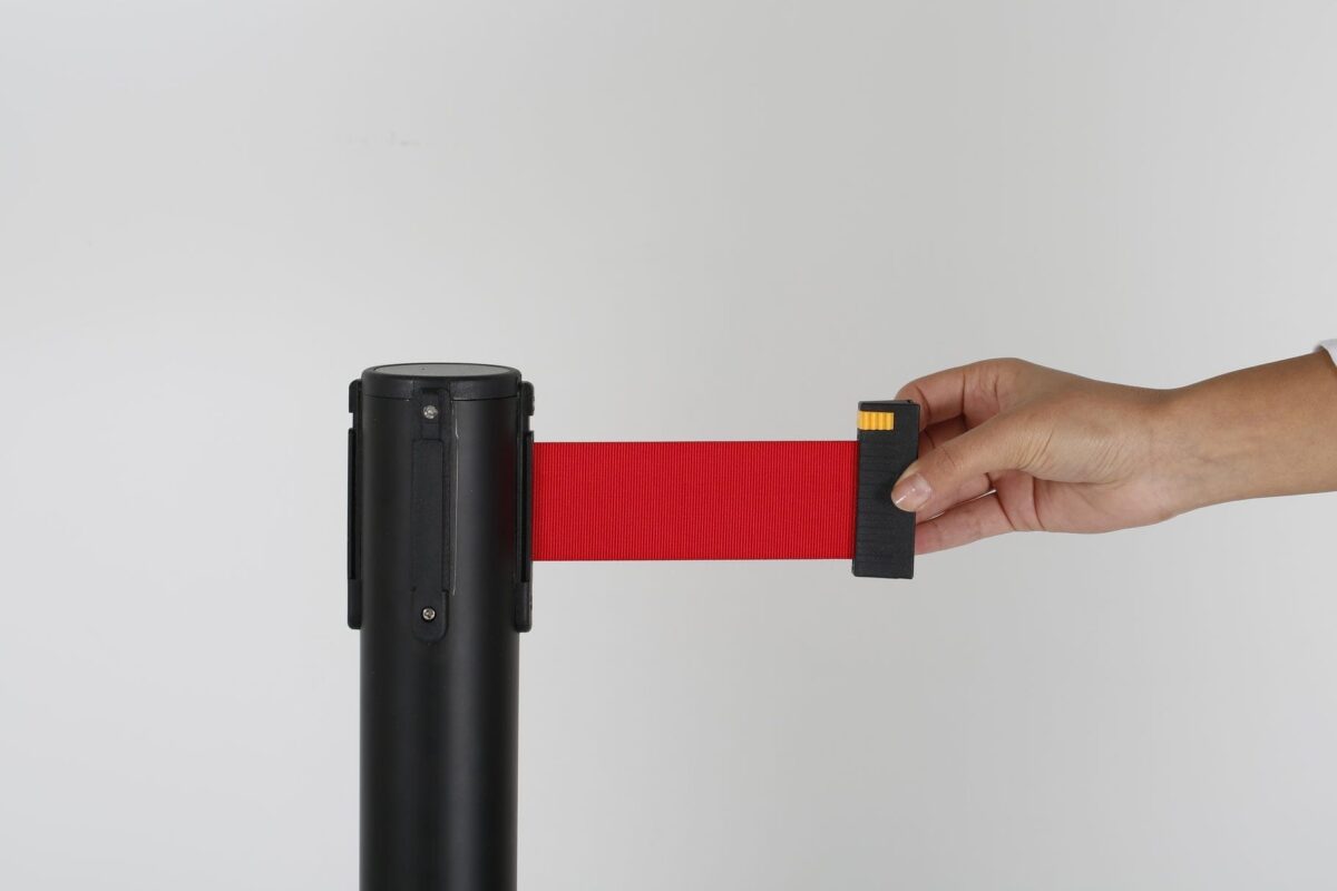 Personenleitsystem Q-Belt Premium, schwarz – Hochwertig & günstig bei ShopDeca