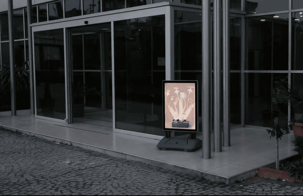 Kundenstopper SwingingPro LED – Hochwertig & günstig bei ShopDeca