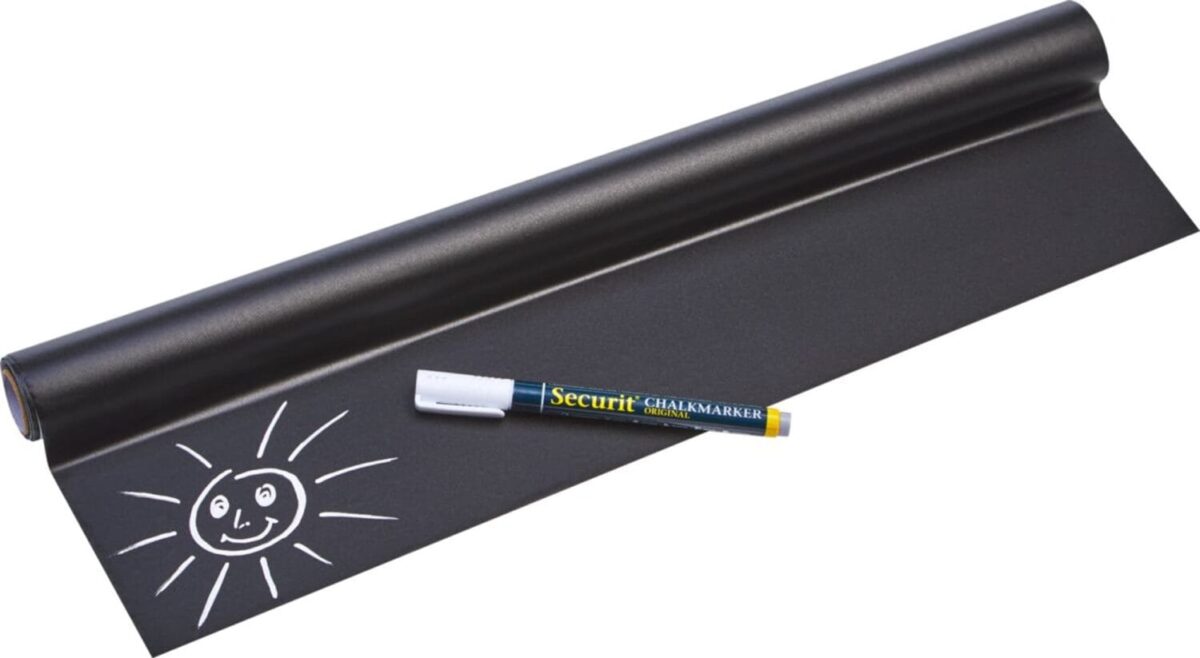 Securit Selbstklebende Kreidefolie schwarz 100x45cm – Hochwertig & günstig bei ShopDeca