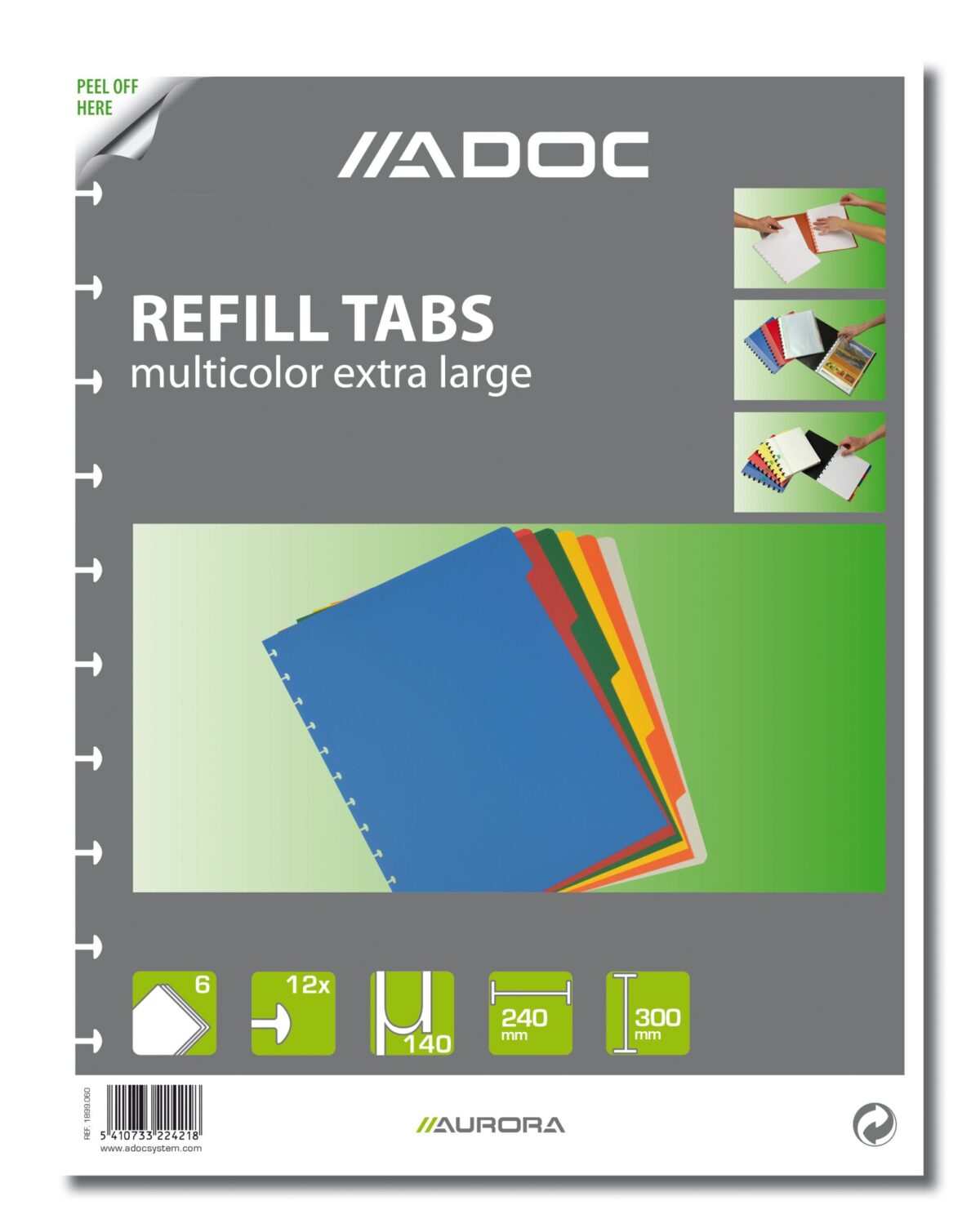 ADOC Register A4 1899.060 6-farbig, 1-6 – Hochwertig & günstig bei ShopDeca