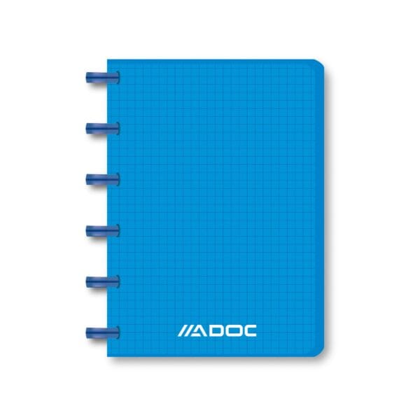 ADOC Notizheft Pap-Ex A6 2044.104 kariert blau